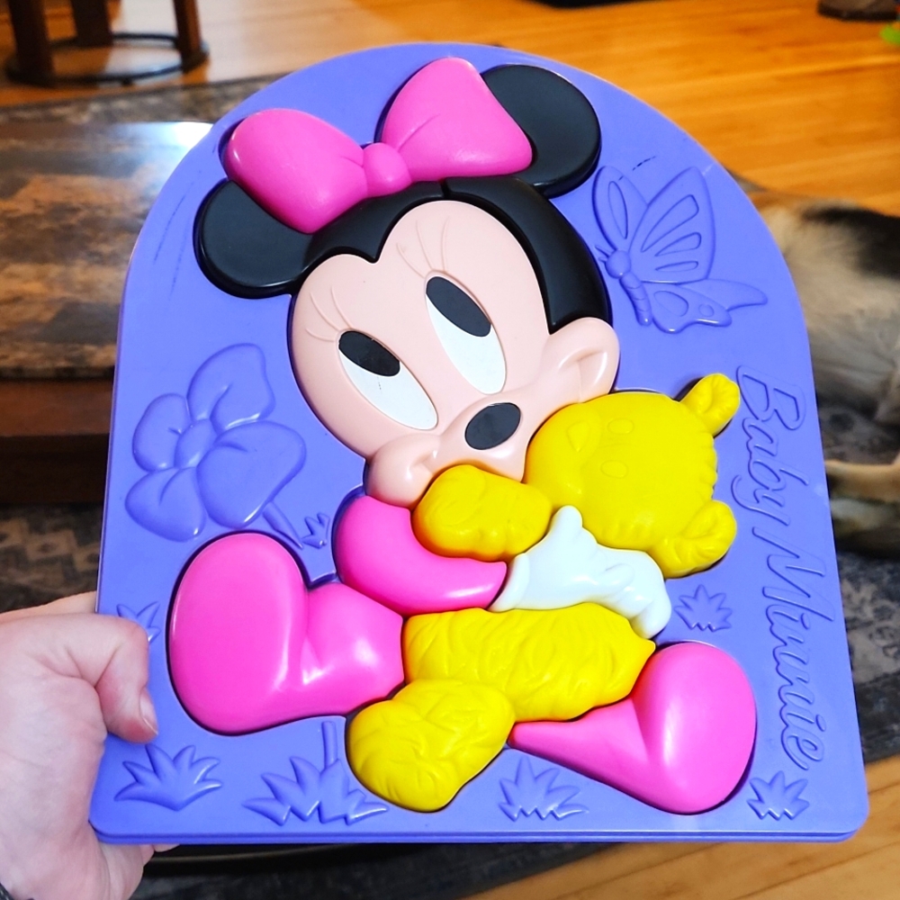 Vintage Toddler Disney baby Minnie puzzle